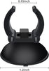 AQUANEAT 12 Pack Aquarium Suction Cup Clip Black, for Aquarium Heater, Tubing Hose, Plant, Decoration, fish tank (Middle 1")
