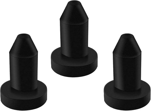 Pack Kayak Drain Plug Scupper Plugs - Compatible with Sun Dolphin Kayaks, Black