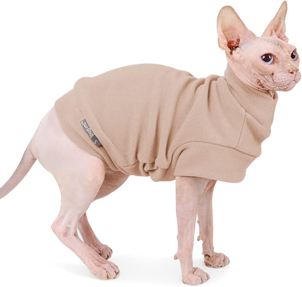 Small Dogs Fleece Dog Sweatshirt - Cold Weather Hoodies, Thickening Warm Vest, Pet Pajamas for Small Dog Cat Puppy