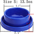 Ants Away Dog Bowl Cat Puppy Food Bowls Round No Spill Eating Feeder for Small Animals Blue S