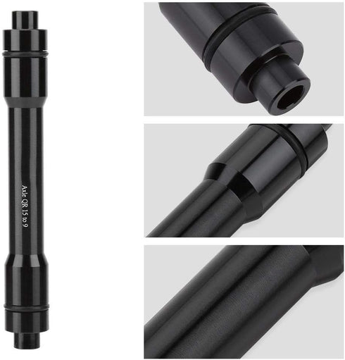 VGEBY1 Hub Adapter, Firm Road Bike Wheel Fork Axle for 15mm Thru Axle to 9mm Shaft