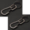 Retractable Carabiner Clip Ring Set, Titanium Keychain Quick Release Hooks for Men and Women