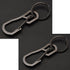 Retractable Carabiner Clip Ring Set, Titanium Keychain Quick Release Hooks for Men and Women