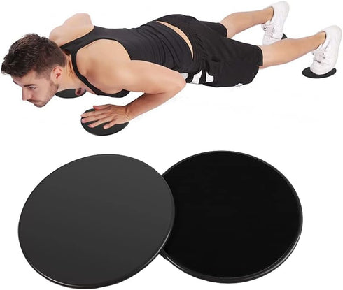 Sliders for Working Out, 4 Exercise Sliders, Dual Sided Disks for Core Strengthening, Fitness Equipment