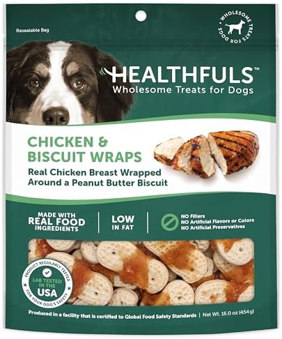 Chicken & Peanut Butter Flavored Dog Biscuits, 16 oz