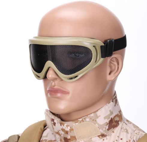 Wokyo Protective Outdoor Glasses, Military Tactical Goggles for Paintball, Movie Props, and Outdoor Activities