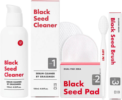 JAYU PET 3-Step Cat Acne Care Kit - Hypoallergenic Cleanser for Feline