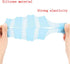 JAMMY 2 Pair Silicone Swim Gear Fins, Hand Webbed Training Gloves for Water Resistance, Blue Yellow