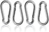 ReNext 4 Pack 2 Inch Stainless Steel 304 Spring Snap Link Hook Carabiner, Set of 4, Not for Climbing