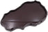 Reptile Food and Water Bowl Dish, Large Tortoise Water Bowl for Turtle, Lizard, Snake, Gecko, Ball Python, Brown