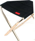 Happyyami Portable Lightweight Outdoor Folding Chair Black Oxford Fabric Breathable Camping Fishing Hiking Picnic Seat
