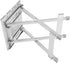 135 120kg Drfeify Portable Stainless Steel Folding Camping Chair, Heavy Duty Angle Adjustable Chair for Hiking Fishing