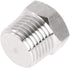Joywayus 3Pcs Stainless Steel Outer Hex Thread Socket Pipe Plug Fitting 1/2" NPT Male