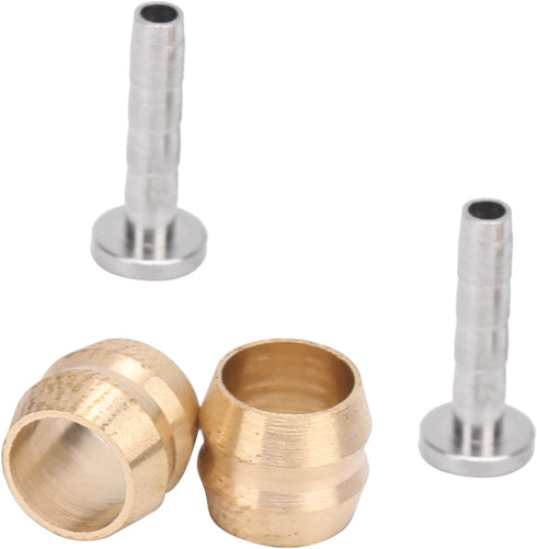 BH90 Bicycle Oil Needle Olive Head Brass Stainless Steel Brake Oil Pipe Accessory Disc Hose Pressing Ring T Brake Kit