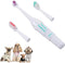 Totority Waterproof PET Electric Toothbrush for Dogs and Cats Portable Rechargeable Tooth