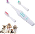 Totority Waterproof PET Electric Toothbrush for Dogs and Cats Portable Rechargeable Tooth