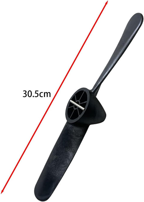 Kayak Propeller Blade Replacement, Length 30.5cm Accessories for Outboard Motor Bracket Water Boat Sportsman