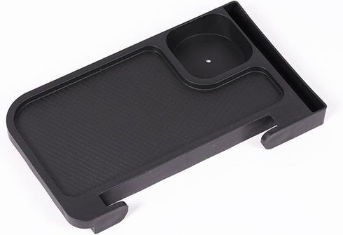 Linnkyfloa Clip On Table for Chair, Portable Camping Side Table with Cup Tray