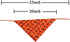 Halloween Dog Bandana, 4 PCS/Pack, Reversible Triangle Bibs Scarf Accessories for Large Dogs Cats Pets