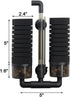 AQUANEAT Sponge Filter, Quiet Aquarium Filter with Ceramic Media Balls,Air Driven Sponge Filter