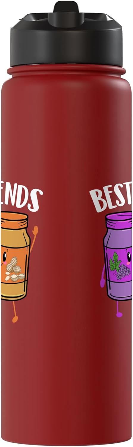 Peanut Butter Shirts Best Friends - Peanut Butter Lover Jelly Stainless Steel Insulated Water Bottle