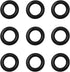 Wacky Rig Tool and 300 PCS Worm O-Rings, Wacky Ring Tool Kit for Senko Stick Soft Baits