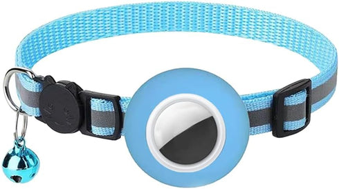 Hepplly Tracker-Ready Breakaway Cat Collar (No Tracker Included) - Detachable GPS Holder +