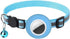 Hepplly Tracker-Ready Breakaway Cat Collar (No Tracker Included) - Detachable GPS Holder +