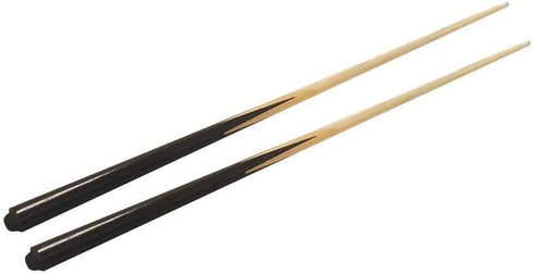 Phantasilet 1-Piece 36" Wooden Cue Sticks, Short Cues for Tight Space, Pack of 2