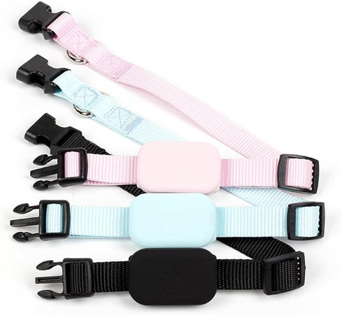 Generic PawsPath GPS Tracker Collar, Unlimited Range Waterproof Pet Cat Dog Anti-Lost Device Smart Locator - Pink