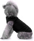 Chol&Vivi Dog Clothes, 2pcs Soft Cotton T-Shirts for Small to Extra Large Dogs (Black and Dark Green, M (18" Chest))