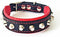 Bestia Rocky Studded Dog Collar, Hand Made, 100% Leather, Soft Padded, 1 or 2 inch Wide, 7 Sizes