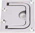 Tbest Flush Ring Pull Handle, Stainless Steel Boat Flush Hatch Locker Cabinet Pull Handle for Marine Yacht Boating