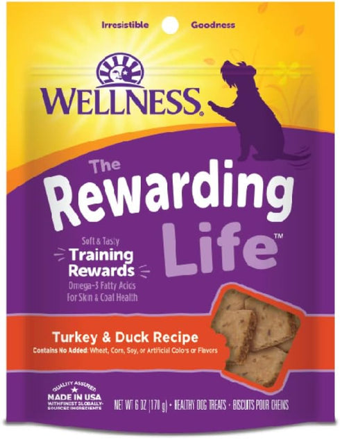 Wellness-Wellbites Natural Grain Free Soft Dog Treats, 4 Flavor (Beef & Turkey, Chicken & Venison, Chicken & Lamb,
