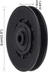Pulley Wheel for Gym Equipment, 90mm/3.5" Nylon Bearing Replacement Wheel for Cable Machines