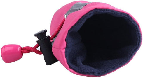 GabeFish Anti Slip Dog Socks Shoes, Adjustable Drawstring Boot Paw Protectors for Small Medium Pets, Pink
