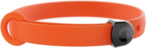 Waterproof and Durable Dog Collar, Soft Lightweight Adjustable Collar for Miniature Dogs and Puppies, Mini, Tangerine