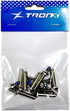 TronX Universal Extender 6mm Square Inline Roller Hockey Skate Axle Kit, 8 Pack