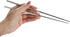 Ultralight Titanium Solid Chopsticks, Long Handle Utensil Set for Camping, Hiking, Backpacking & Home