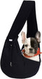 FDJASGY Small Pet Sling Carrier, Hands-Free Reversible Papoose Bag with Pocket Safety Belt for Dogs Cats