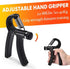 Grip Strength Trainer 7 Pack, Adjustable Finger Stretcher Resistance Bands, Hand Gripper Strength Ring & Stress Ball
