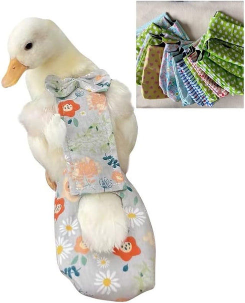 RRRIOT Duck & Goose Diapers - Waterproof, Adjustable, Washable & Reusable Poultry Supplies