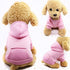 Idepet Dog Hoodies for Small Dogs, Warm Coat Jacket Vest, Autumn Puppy Outfits, Pink (L)