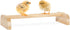 PETSFIT Chick Roosting Bar: Solid Wooden Thicken Rooster Perch for Coop and Brooder, Prevent Rotation Design for Birds