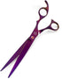 Moontay Professional 8.0" Dog Grooming Scissors Set - 4-pieces Straight, Upward Curved, Downward Curved,