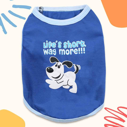 6 Packs Boy Dog Shirts - Summer Vest T-shirt for Small Dogs, Puppy Clothing for Chihuahua, Yorkie (Boys Clothes)