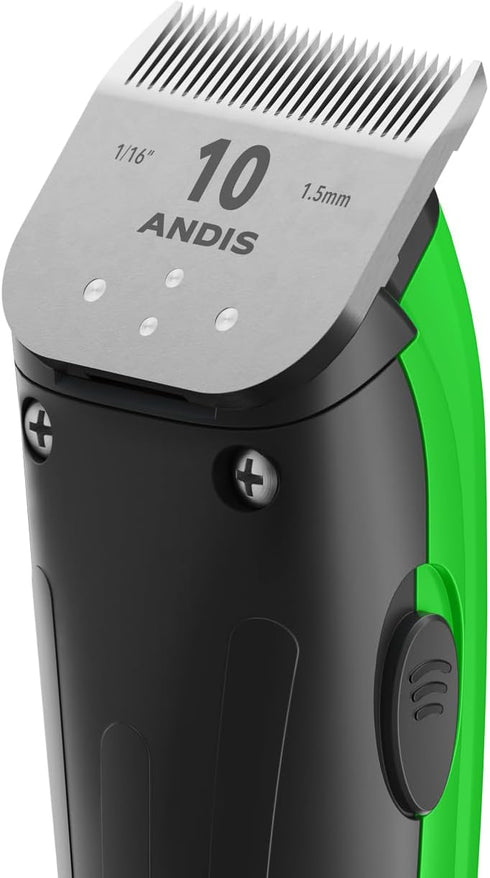561121 Andis Dr. Pol Easy Clip Versa Clipper Kit - Complete Grooming Solution with Detachable Blades, Attachment Combs