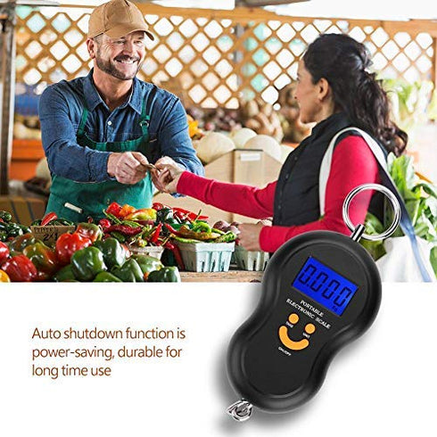 Portable LCD Display Digital Fishing Hanging Scale, Electric Weighing Scale for Home and Fishing