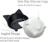 Cat Feeder - Melamine Cat Food Bowls, Set of 2, 8 oz, Non Slip, Dishwasher Safe, Modern Design