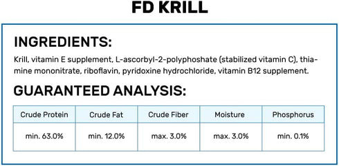 Hikari USA Inc. Freeze Dried Krill, 0.71 oz